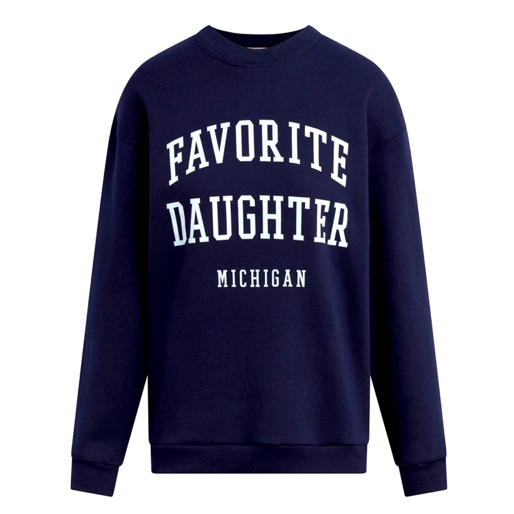 NWT Favorite Daughter Collegiate Sweatshirt Michigan. Go Blue!